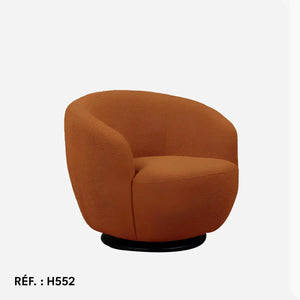 Lunaro chair - Assise pivotante à 360°