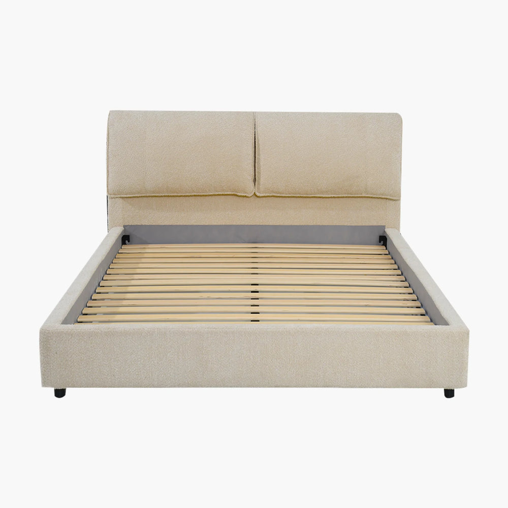 Sommier + tête de lit tapissier - Milan