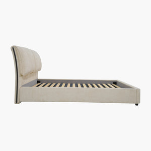 Sommier + tête de lit tapissier - Milan