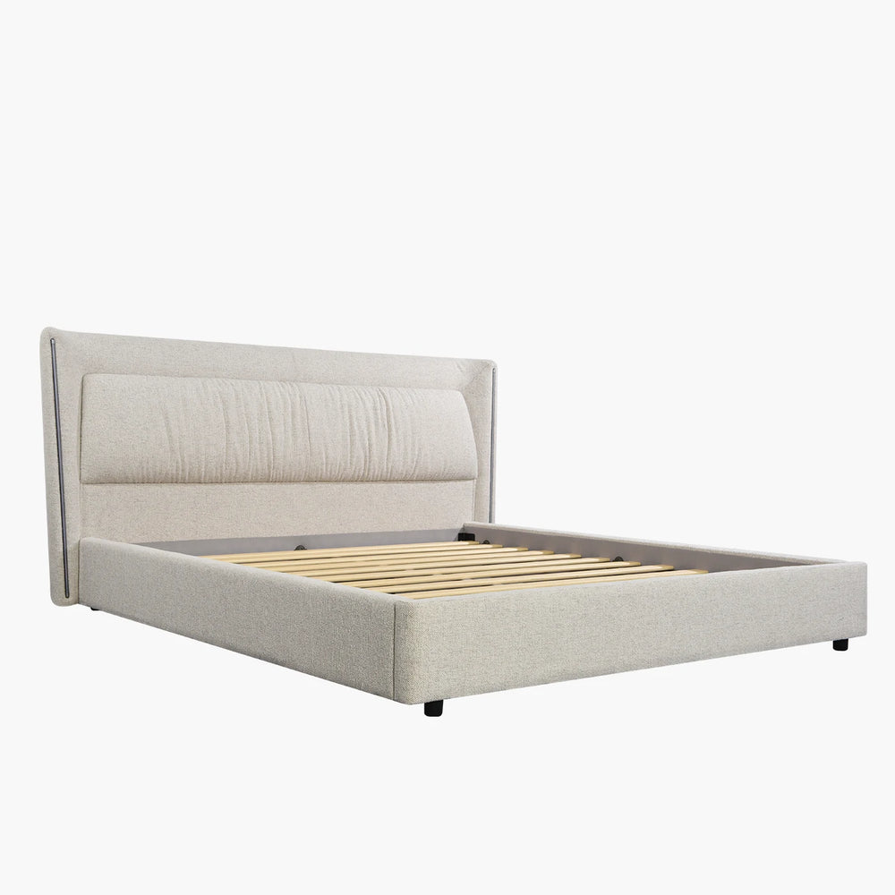 Sommier + tête de lit tapissier - Florence