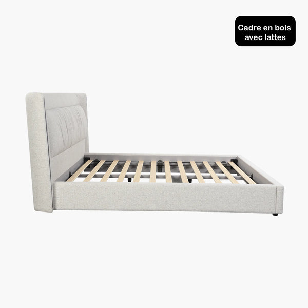 Sommier + tête de lit tapissier - Florence