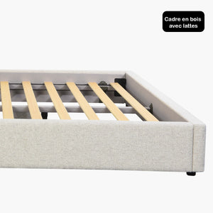 Sommier + tête de lit tapissier - Florence