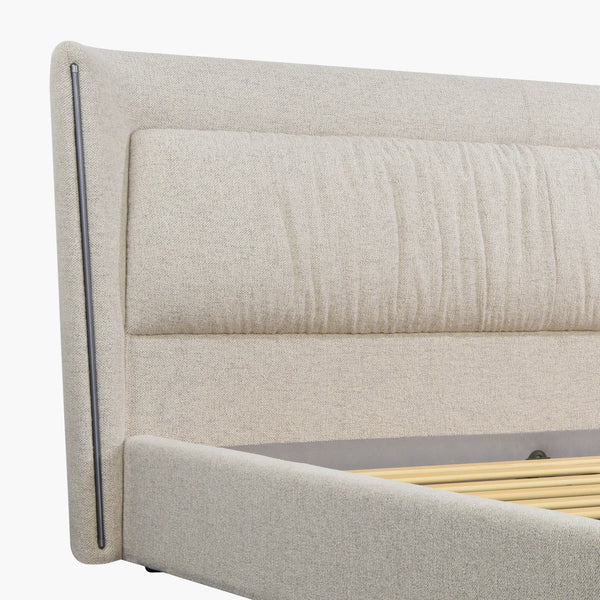 Sommier + tête de lit tapissier - Florence