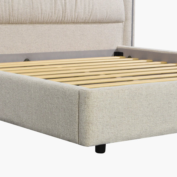 Sommier + tête de lit tapissier - Florence