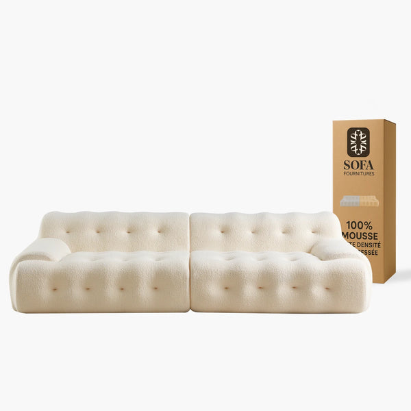 canapé en mousse HD compressé, salon déco