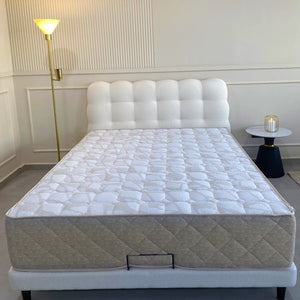 Pack ameublement - Canapé + (Sommier tapissier + Matelas 160x200x28 cm)