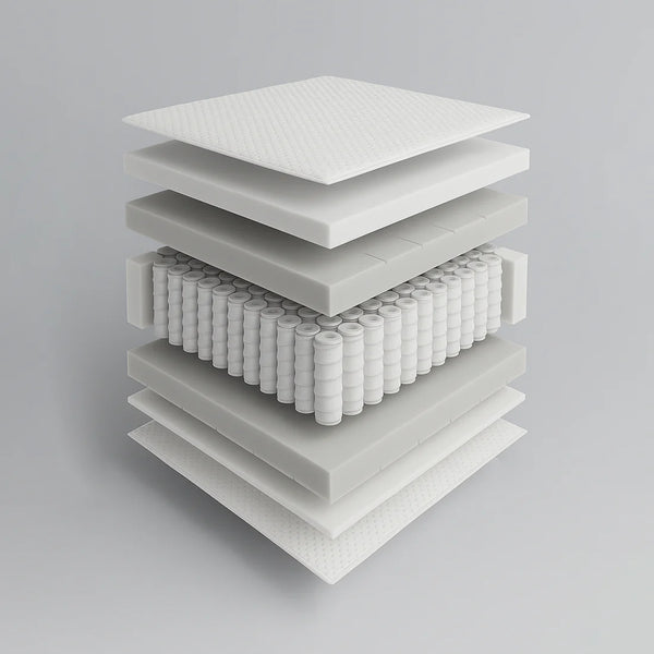 Matelas Titanium - 5 Zones de soutien