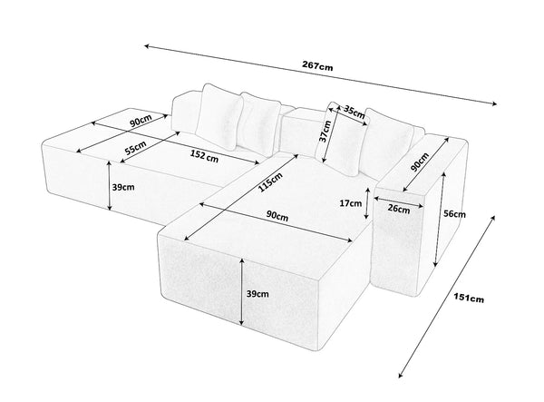 Boreal Sofa - Chenille