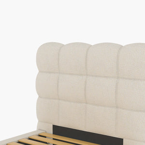Sommier + Tête de lit tapissier Brême - (1 place)